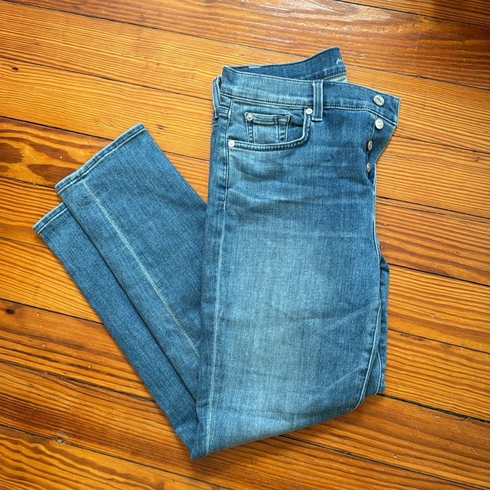 7 For All Mankind Josephine Skinny Boyfriend Jeans NWOT